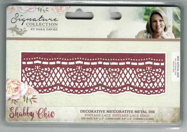 CLEARANCE Sara Davies Signature Collection Shabby Chic Die Vintage Lace  EdgeNew
