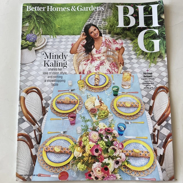 BETTER HOMES & Gardens Magazine June 2023 Mindy Kaling Great Outdoors
