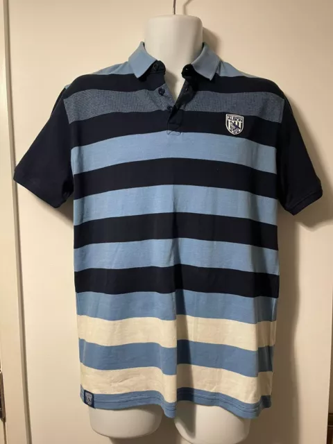 West Bromwich Albion FC Football Official Polo Shirt Adult. UK S. Brand New!!