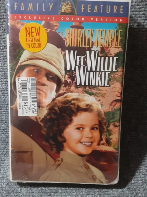 Wee Willie Winkie (VHS, 1994) Clam Shell Shirley Temple, Clamshell  Case, New