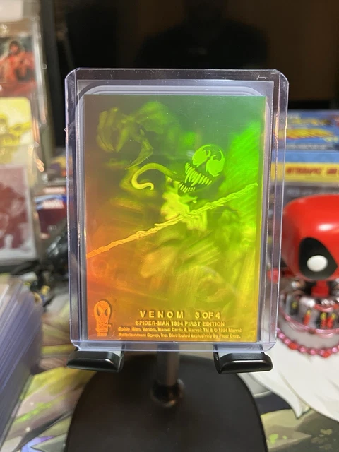 1994 MARVEL FLEER Amazing Spider-Man 1st Edition Hologram #3 of 4 Venom  $34.25 - PicClick CA