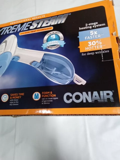 CONAIR Handheld Fabric Steamer (PURPLE & WHITE) Extreme Steam 3