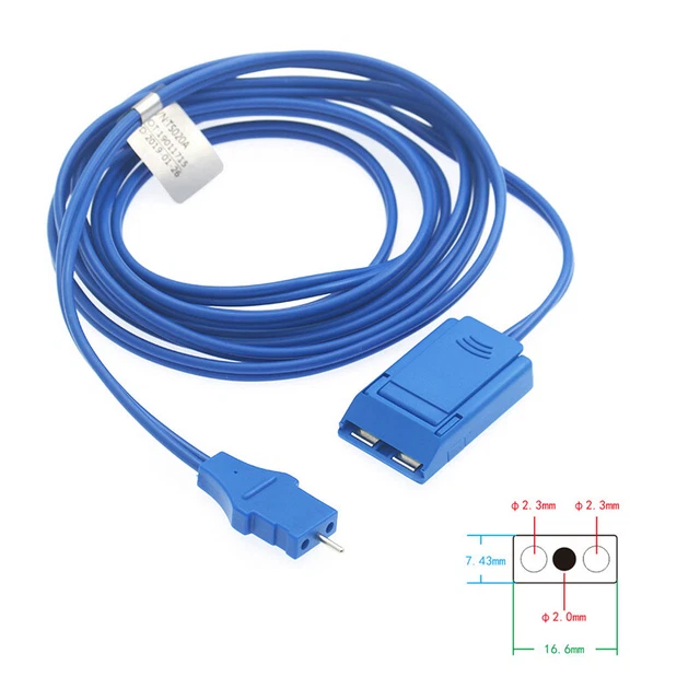 2 pieces,Negative plate cable bipolar REM connection cable sturdy anddurable new