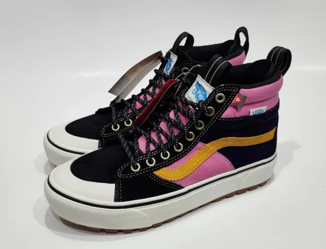 Vans Sk8-Hi Mte-2 Women's Boots Black/Sugar Plum Pink Purple VN0A5HZZ6K6 Size 9