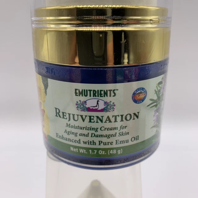 Emutrients Rejuvenation Moisturizing cream anti-aging w pure emu oil All Natural