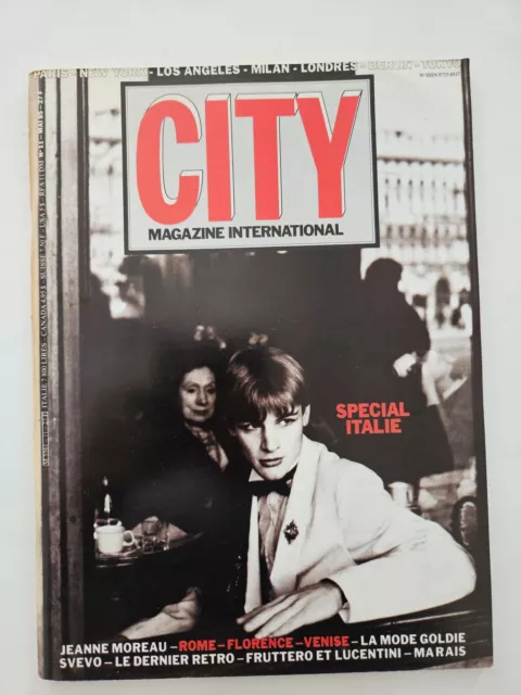 Magazine mode fashion CITY INTERNATIONAL #11 mai 1985 special Italie