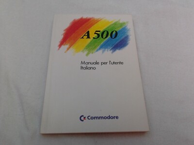 A200 A500 AMIGA DI BASE INGLESE LIBRO GUIDA COMMODORE 