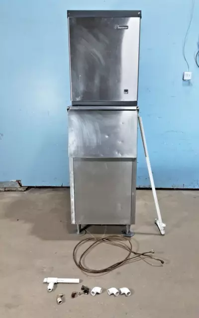 Scotsman Model: Cme456As-1B Commercial Air Cooled Ice Maker With Ice Bin On Legs