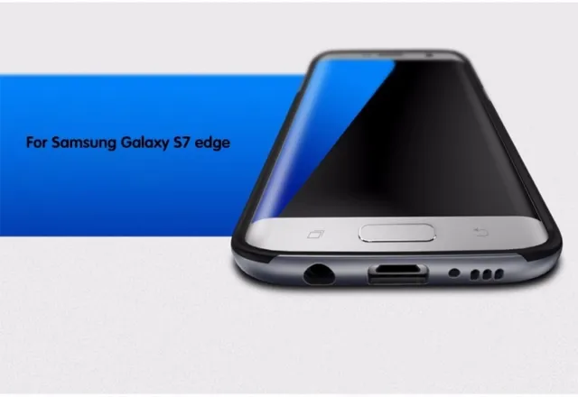 Silikon Hülle Schutz für Samsung Galaxy S7 Edge Case Cover Handy Tasche Bumper !