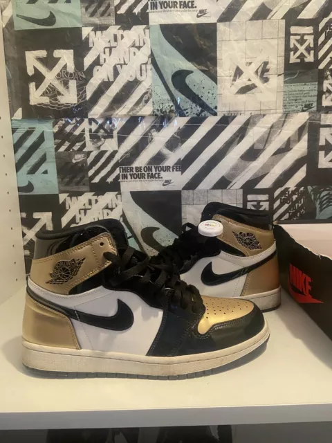 Size 10.5 - Air Jordan 1 Retro OG NRG Gold Toe