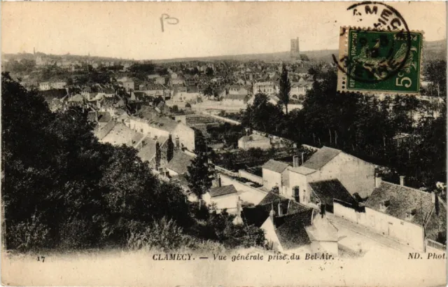 CPA CLAMECY - General view taken from the Bel-Air (456639)