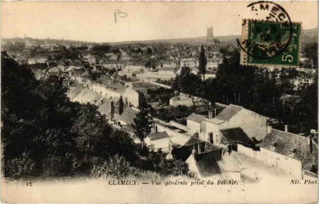 CPA CLAMECY - Vue générale prise du Bel-Air (456639)