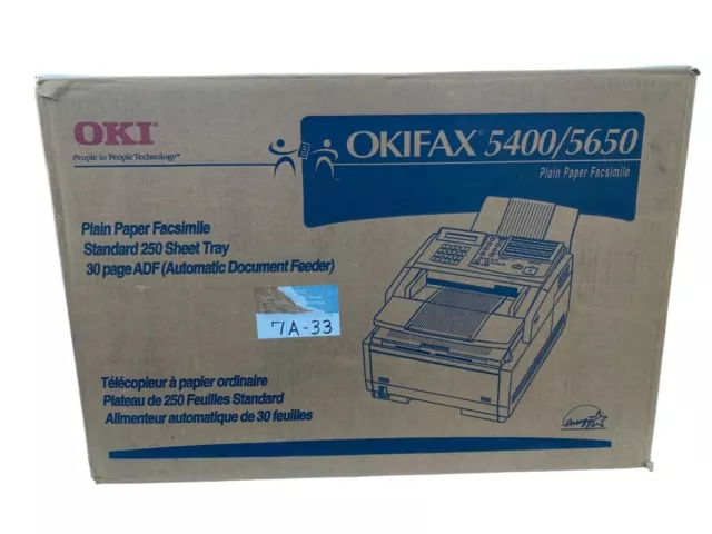 okifax 5650 fax machine plain paper facsimile machine new in box factory sealed