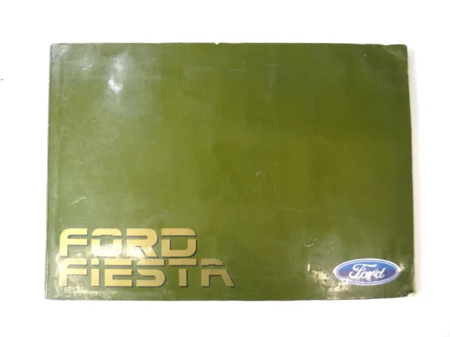 Manuale del proprietario Ford Fiesta P/GK-T-2 Manuale del proprietario