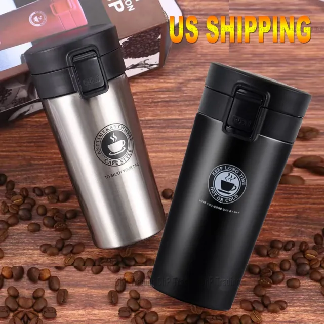 HOT & COLD Insulated Tumbler Travel Coffee Mug Stainless Steel Vacuum Tea Water