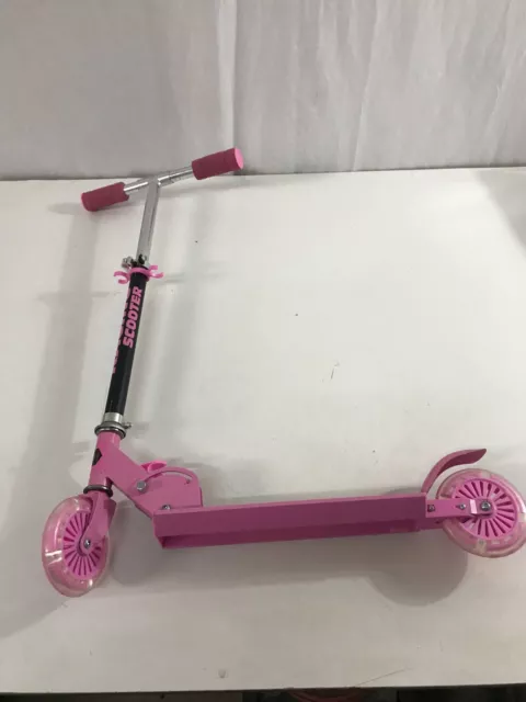 Hikole Scooter fuer Kinder mit LED-Beleuchtungsraedern, Hoehenverstellbar