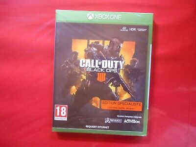 Call Of Duty Black Ops Iiii 4 / Xbox One / Pal - Fr / Neuf Sous Blister Officiel