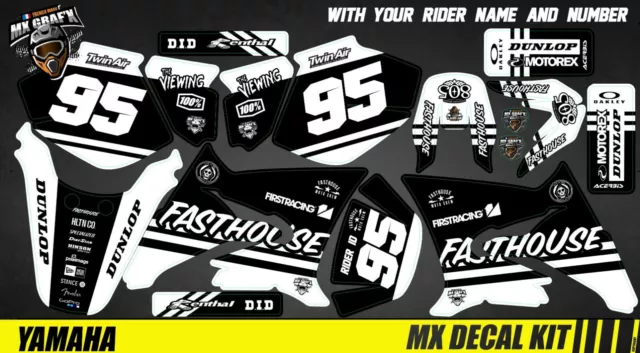 Kit Déco Moto pour / Mx Decal Kit for Yamaha DT50 - FastHouse