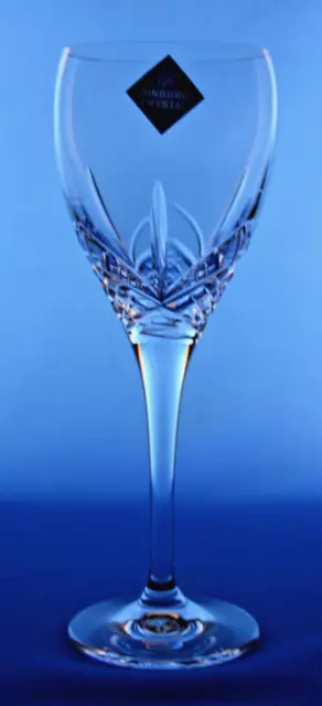 EDINBURGH CRYSTAL - SKYE DESIGN - LARGE WINE GLASS  20cm /  7 7/8"