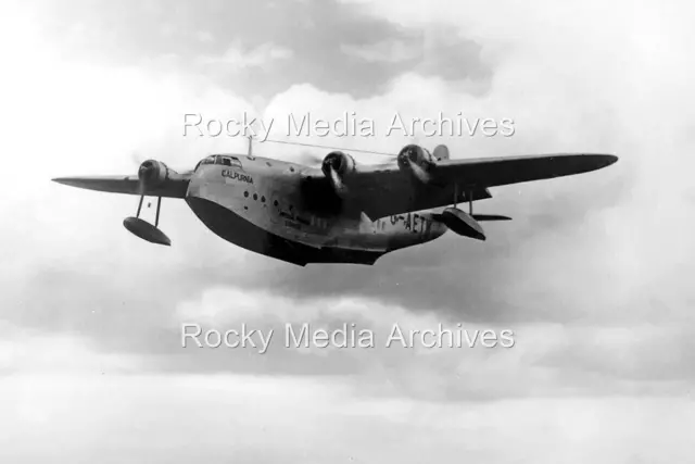 Apq-7 Aviation, Sunderland Flying Boat, Calpurnia Imperial Airways. Photo