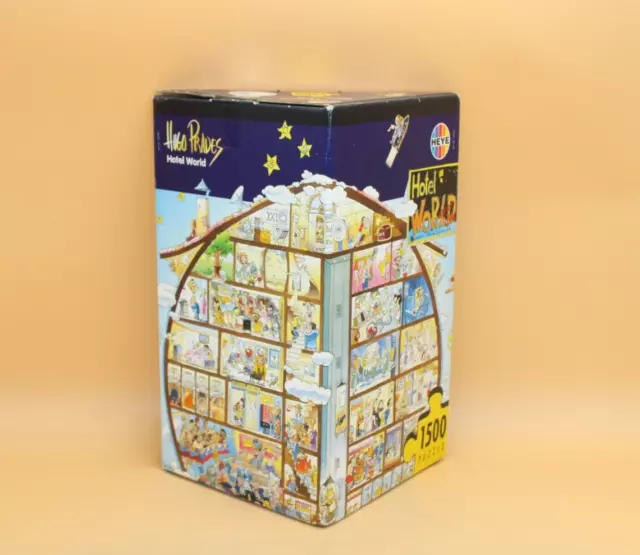 🧩Heye Hotel World Puzzle  Hugo Prades von 2001 +++ 1500 Teile jigsaw🧩