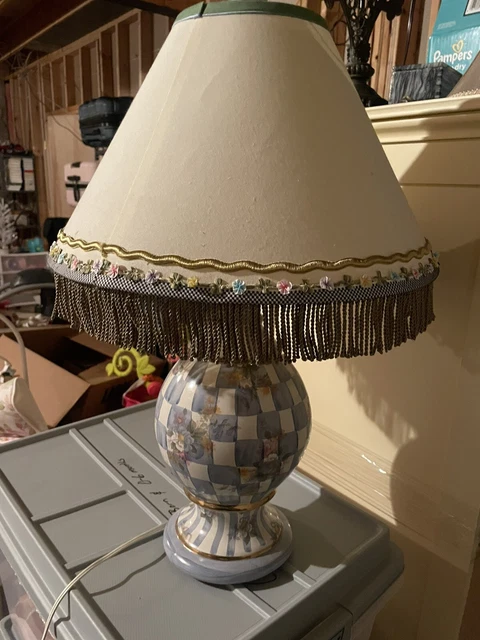 Mackenzie Childs Honeymoon Morning Glory Lamp