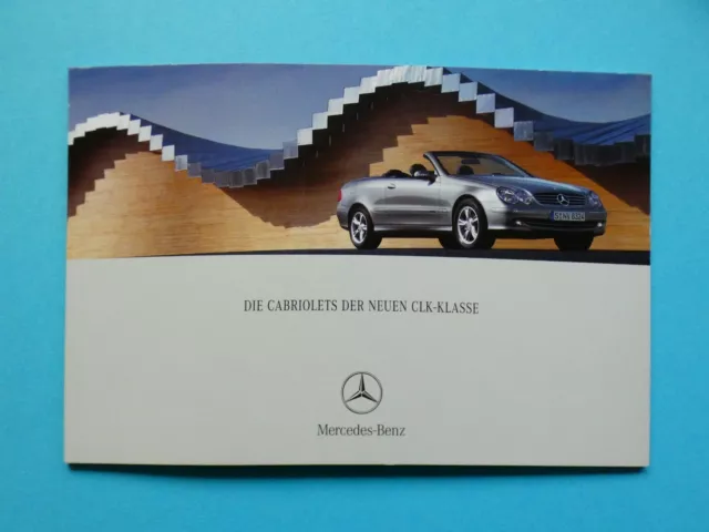 Brochure / catalogue / brochure Mercedes A209 - CLK convertible / convertible - 01/03