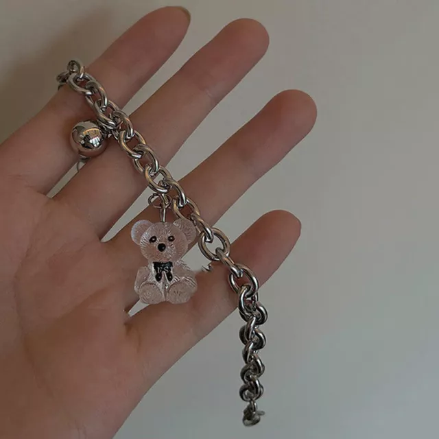 Transparent Three-Dimensional Bear Cartoon Bracelet Simple Accessories JewelEL