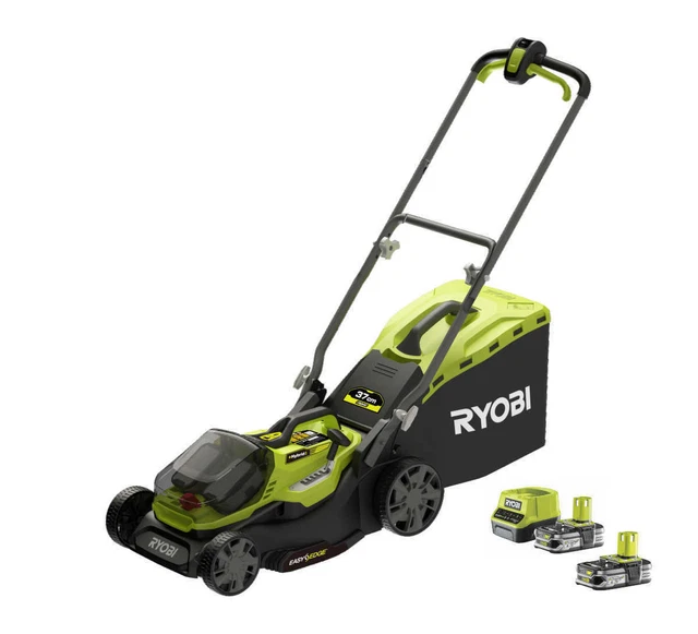 RYOBI ONE+ RY18LMH37A225 18V HybridAkkuRasenmäher inkl. 2x2,5Ah Akku