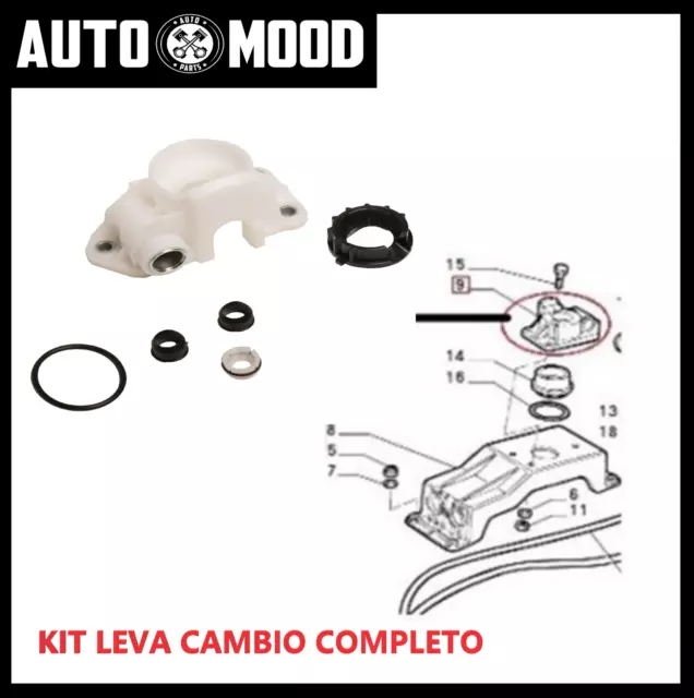 Kit Riparazione Supporto Alloggio Leva Cambio Alfa Romeo 145 146 147 156 Bravo