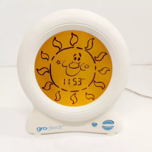 Reloj Gro Entrenador del Sueño Groclock Temporizador de Vigilia Niños Reloj de Crecimiento The Gro Company