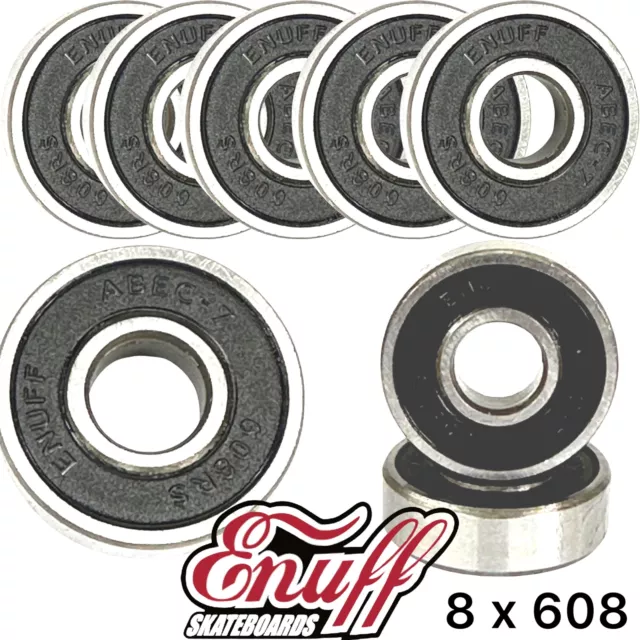 Skateboard Abec7 Skateboard Stunt-Scooter 608 Kugellager 8er Set 8 x 22 x 7 mm