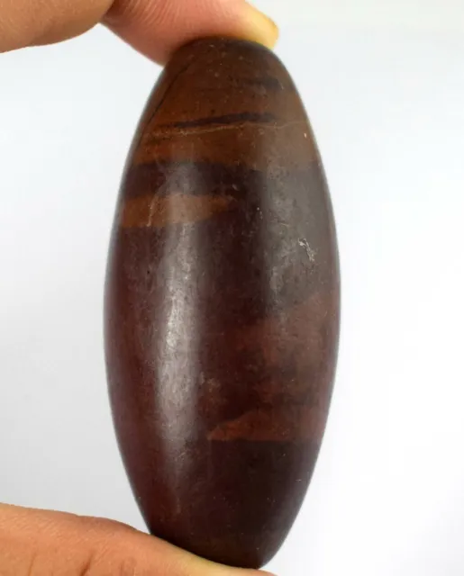 2.29 Inch Shiva Lingam Natural Holy Stone 56.65 Gram Crystal Polish Healing