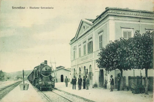 Frosinone Ferentino Stazione Ferroviaria Treno Vapore F. piccolo  spedita