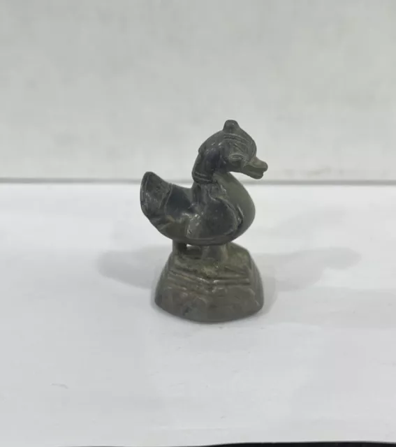 Vintage Dragon Rooster Duck Asia Antique Opium Weight  Bronze China 2.9 OZ 2