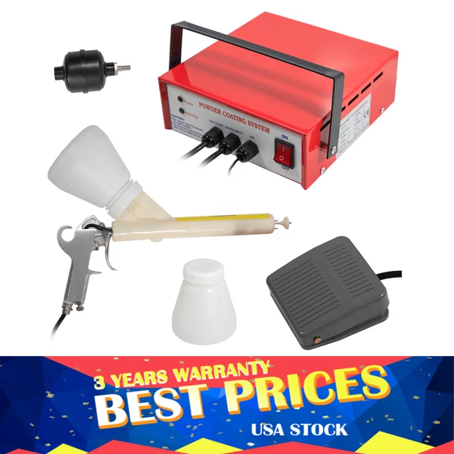 POWDER COATING SYSTEM Electrostatic Paint Gun &Foot Remote Control