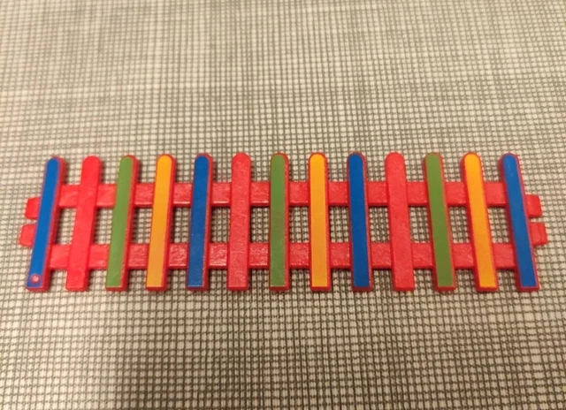 Accessoire Playmobil : Tourniquet Rond Bleu Avec Barrières Rouges - Référence 5568 - Occasion