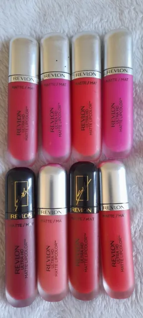 REVLON ULTRA HD MATTE LIPCOLOR  Various shades BRAND NEW