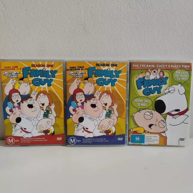 Family Guy: Season One DVD & The Freakin Sweet Collection DVD - Region 4