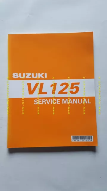 Suzuki VL 125 2000 manuale officina INGLESE originale Workshop Service manual