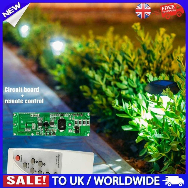 Placa de controlador LED C# con control remoto placa de controlador LED solar inducción del cuerpo humano