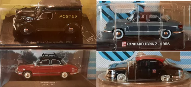 Lot 4 Panhard ALTAYA, ATLAS, NOREV 1/43