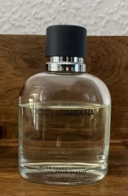 Dolce Gabbana Pour Homme After Shave Lotion 125ml Flasche ca 3/4 befüllt