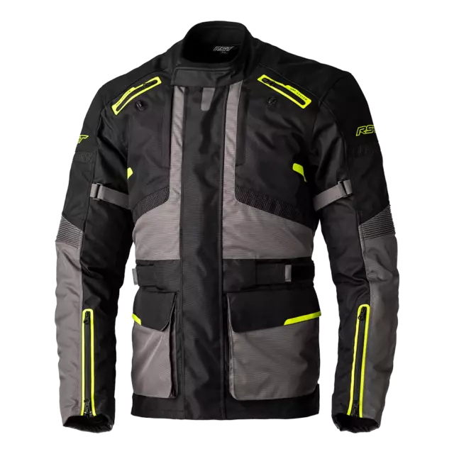 RST Endurance CE WP Motorcycle Jacket Black/Grey RSJT29791470 Size 5X-Large