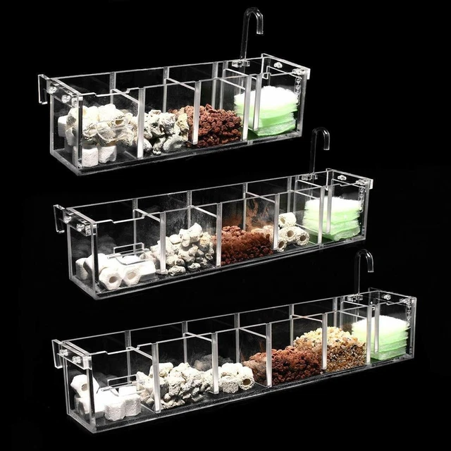 Aquarium Filter Box External Fish Tank Hanging Water Purifier Aquatic Oxygen