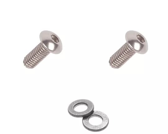 Stainless Steel Bike Water Bottle Cage Allen Key Bolt Screws & Washers M5 x 12mm