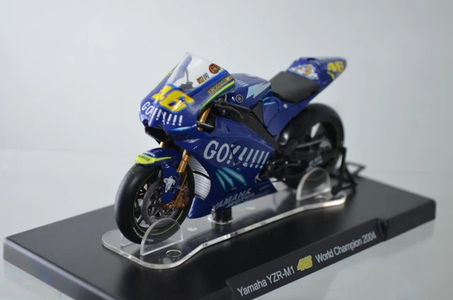 Miniature Moto Yamaha YZR 500cc N°4 Rouge Au 1/18 Par Majorette - état Neuf