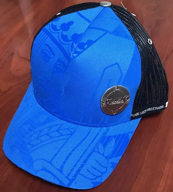 Official WORLD POKER TOUR Hat - Blue Ball Cap - Brand New