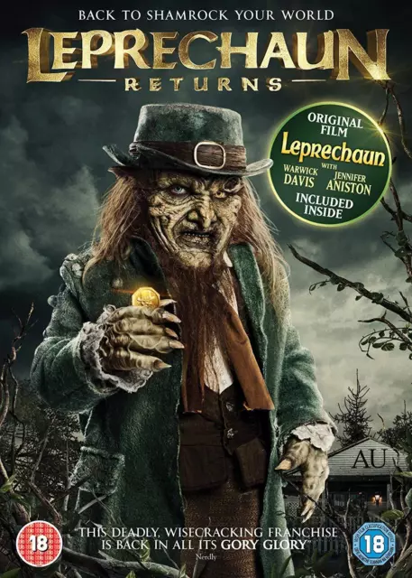 Leprechaun + Leprechaun Returns  1 and 2 (Jennifer Aniston) New Region 2 DVD