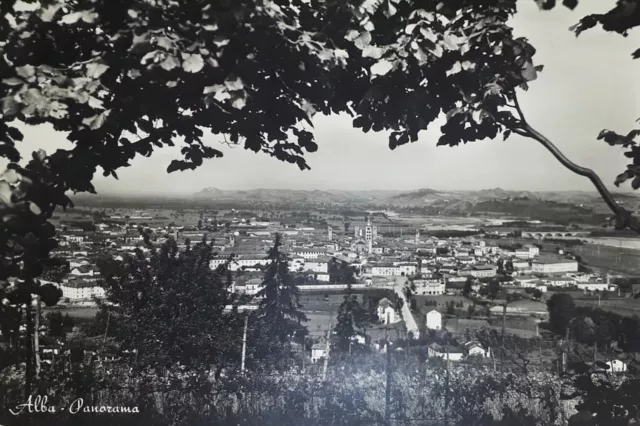 Cartolina - Alba - Panorama - 1950 ca.